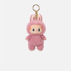 Macaroon Lychee Labubu Plush Keychain unopened